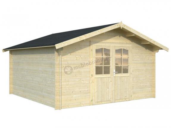 Domek drewniany na małą działkę Andrzej C 4x4 (13,9 m2)