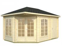 Drewniany domek na działkę letniskową Basia C 4,5x3 (10,7 m2)