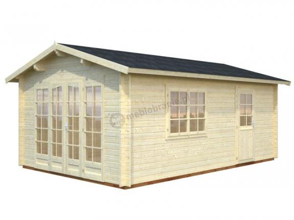 Letniskowy domek na działkę grodową Kuba B 4x6 (19,0 m2)