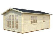 Letniskowy domek na działkę grodową Kuba B 4x6 (19,0 m2)