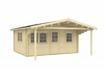 Letniskowy domek drewniany Orzeł B 5x4 (17,26m2)