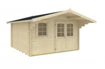 Klasyczny domek na działkę ogrodniczą Krzyżówka B 4x4 (12,4m2)