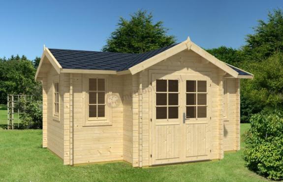 Letniskowy domek drewniany Kukułka 5x4 (13,7m2)
