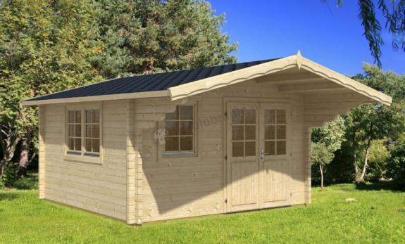 Mały domek na działkę z drewna Orlik A 4x4 (10m2)