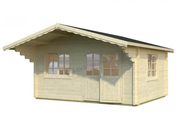 Letniskowy domek drewniany Grzegorz A 5x4 (15,1 m2)