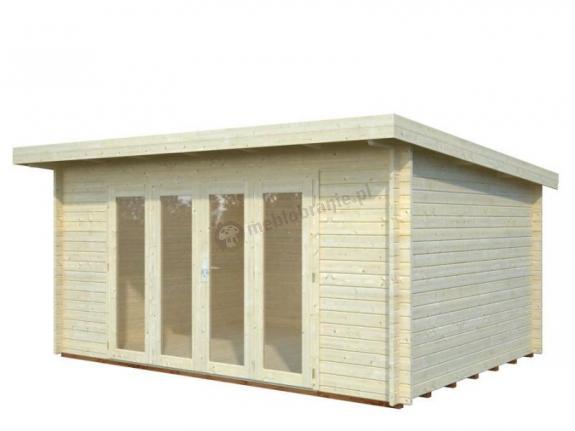 Drewniany domek nowoczesny na działkę Franek 5x3,5 (19,2 m2)