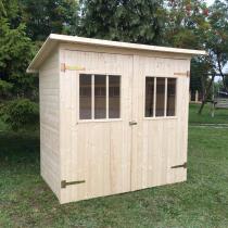 Drewniany domek narzędziowy do ogrodu Zimowit