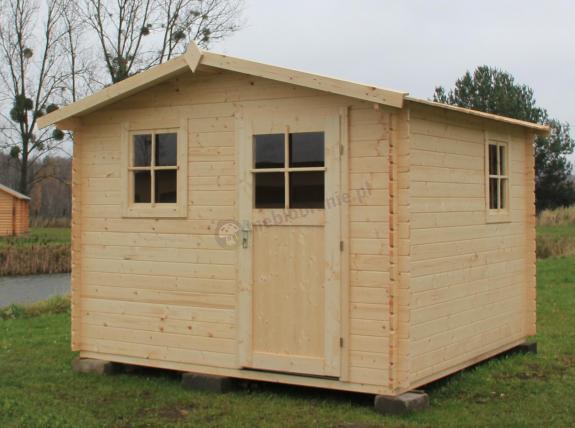 Drewniany domek na działkę rekreacyjną Hiacynt 316x316