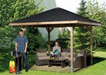 Altanka ogrodowa z drewna Dalia 330x330