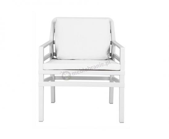 Nardi fotel ogrodowy z poduszkami Aria Fit Bianco/Bianco
