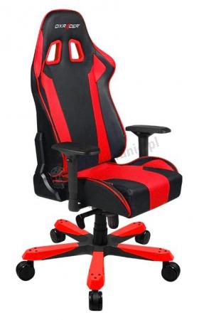 Kubełkowy fotel obrotowy dla graczy KS06/NR DXRacer czerwony