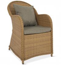 Fotel technorattanowy Altito Dark Aureolin & Pigeon Grey
