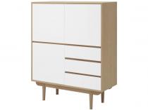 Interstil Skaga biała szafka w stylu skandynawskim