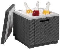 Siedzisko ze schowkiem i lodówką