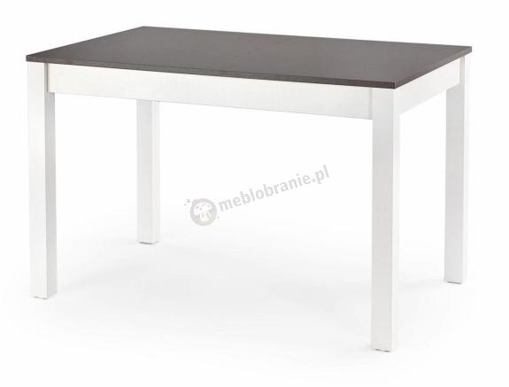 Rozkładany stół do kuchni orzech/biały Maurycy 118-158cm