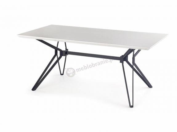 Rozkładany stół do jadalni biały blat 160-200cm Pascal