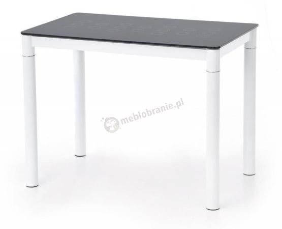 Stolik z czarnym szklanym blatem 100cm Argus Halmar