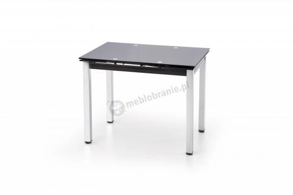 Stół kuchenny rozkładany 96-142cm czarny blat Logan