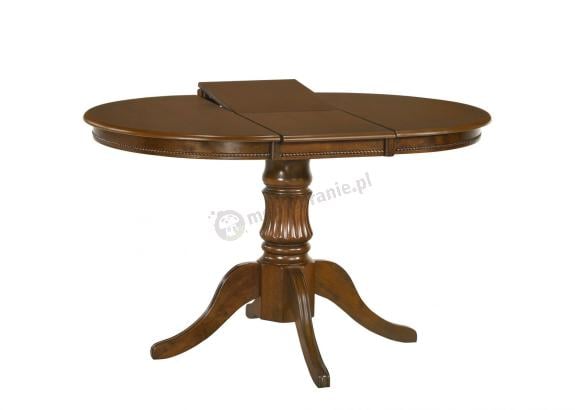 Okrągły drewniany stół do salonu 90-124cm William Halmar