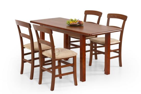 Rozkładany stół obiadowy Dinner czereśnia 120-158cm