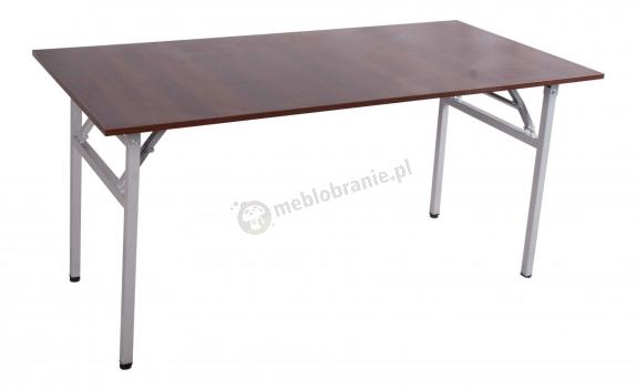 Stół konferencyjny modułowy 180x90 orzech - stelaż szary
