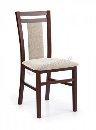 Eleganckie krzesło do jadalni Hubert 8 ciemny orzech