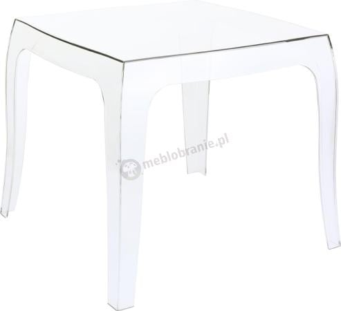 Siesta Queen Clear Transparent Stolik