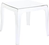 Siesta Queen Clear Transparent Stolik
