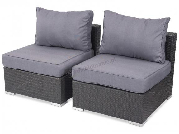 2x moduł środkowy Nilamito Anthracite & Blue Grey
