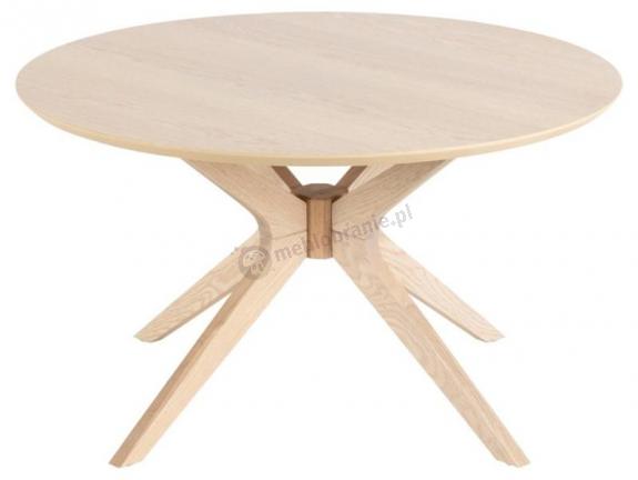 Stolik kawowy Duncan okrągły na designerskiej podstawie