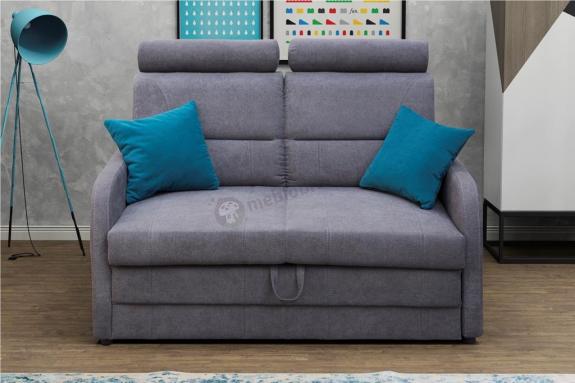 Sofa z materacem rozkładana do przodu Wibaro szara