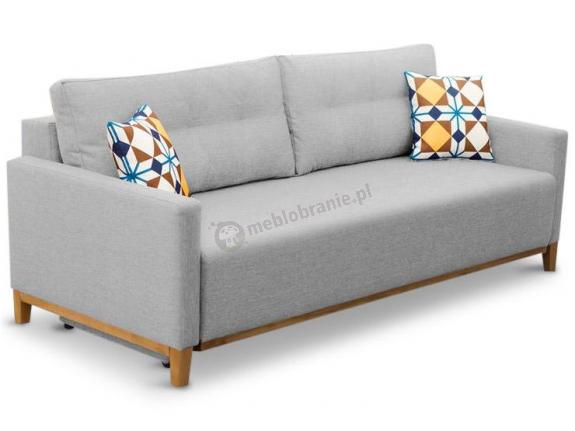 Rozkładana sofa do salonu jasnoszara Ariel