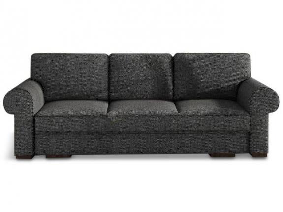 Trzyosobowa sofa do salonu szara Bukiet