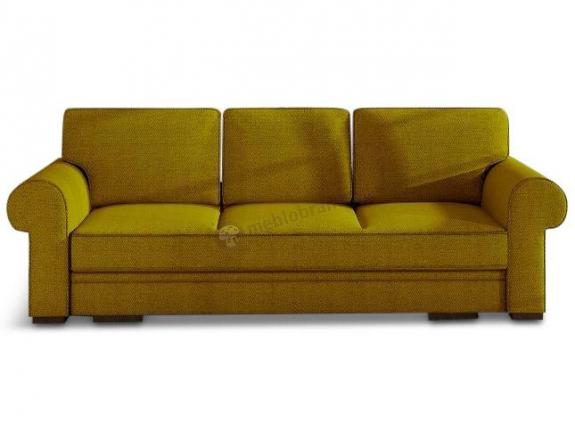 Rozkładana sofa w kolorze musztardowym Bukiet