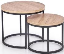 Zestaw okrągłych stolików Oreo Halmar