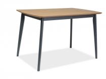 Stół do salonu z drewnianym blatem 120cm Signal Vitro