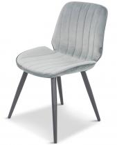 Krzesło skandynawskie do jadalni Mats jasnoszare