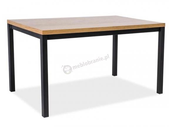 Stół na czarnych nogach dąb Normano 120cm