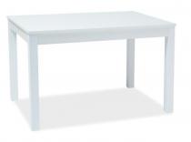 Rozkładany biały stół Prism 120-160cm