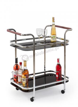 BAR7 halmar - stolik barowy czarny