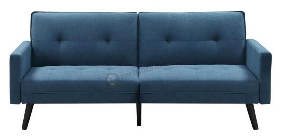 Corner sofa rozkładana z funkcją narożnika niebieska