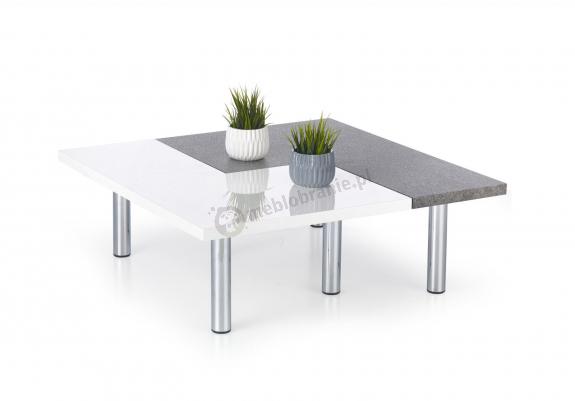 ITAKA halmar - set dwóch ław biały / beton