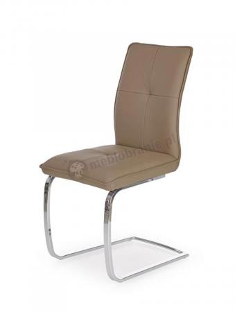 K252 krzesło ekoskóra cappuccino