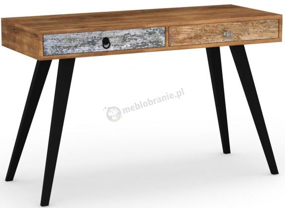 Mezo B1 Halmar - biurko stylizowane wielobarwny vintage