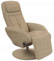 Rozkładany fotel OPTIMA 2 recliner beżowy tkanina