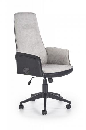 TUCSON fotel gabinetowy czarno-popielaty