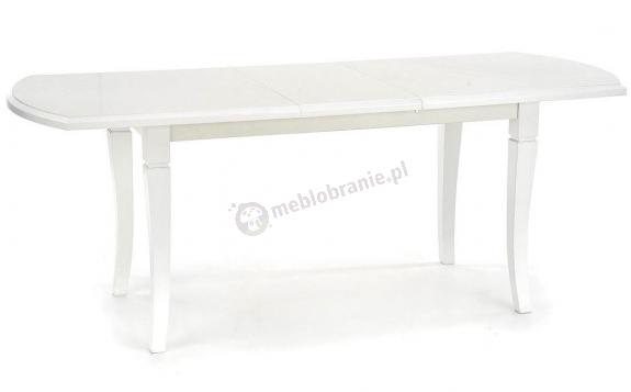 FRYDERYK 160-240 halmar - biały stół z rozkładanym blatem