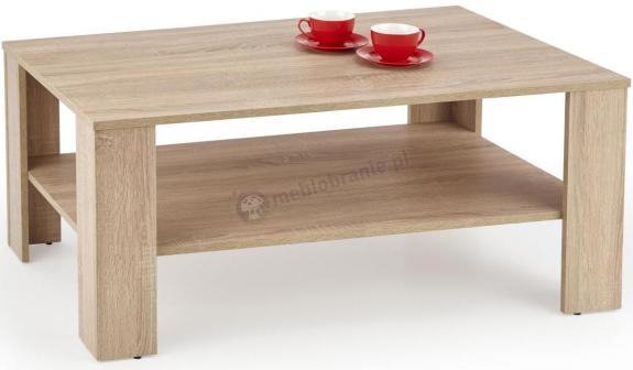 Kwadro elegancka ława do salonu dąb sonoma