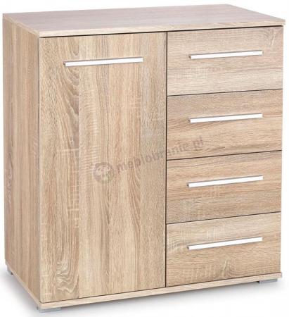 Komoda Lima dąb sonoma z szufladami 77x40x82