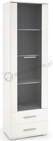 Witryna Lima biała szklana 200x60x40